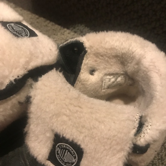 Palladium Kids Leather Wool Boots - Picture 10 of 16